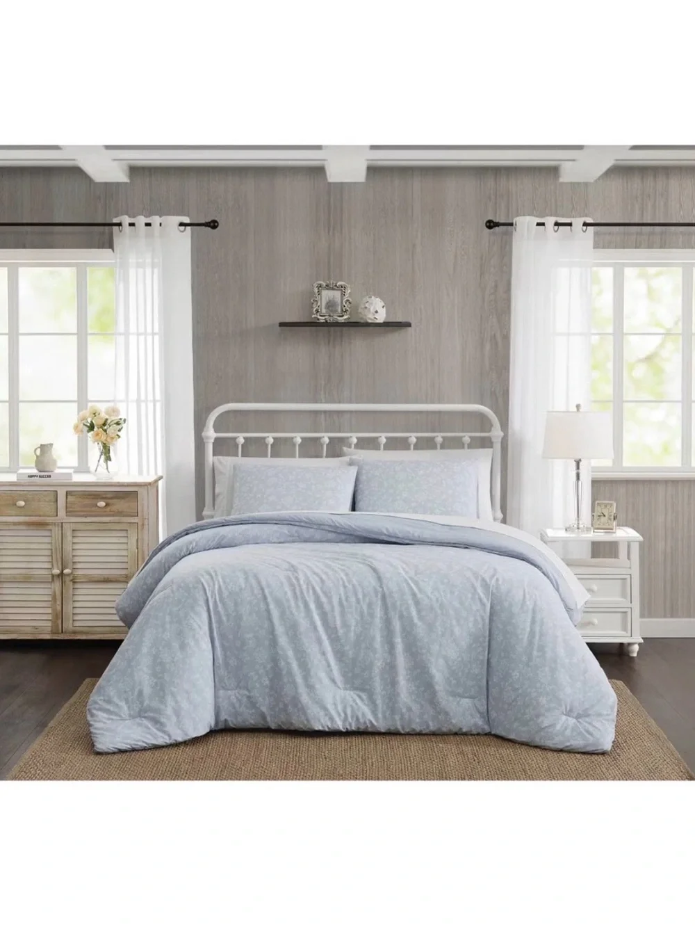 The Farmhouse 2pc Twin/Twin Extra Long By Rachel Ashwell Majesty Comforter Set